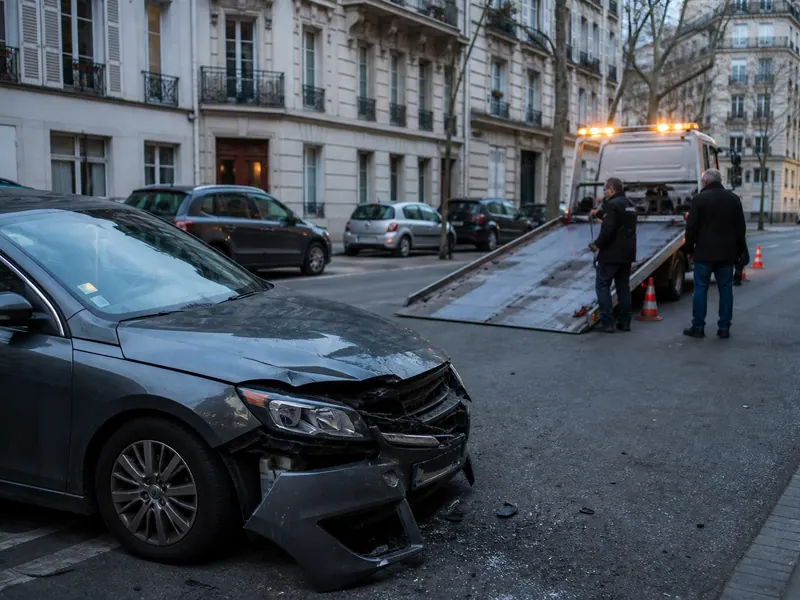 Prise en charge remorquage après accident